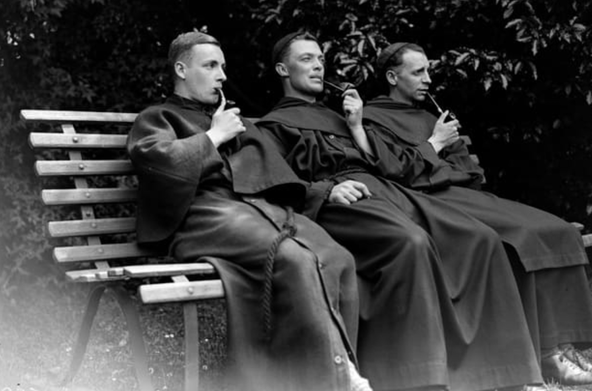 monks catholics smoking